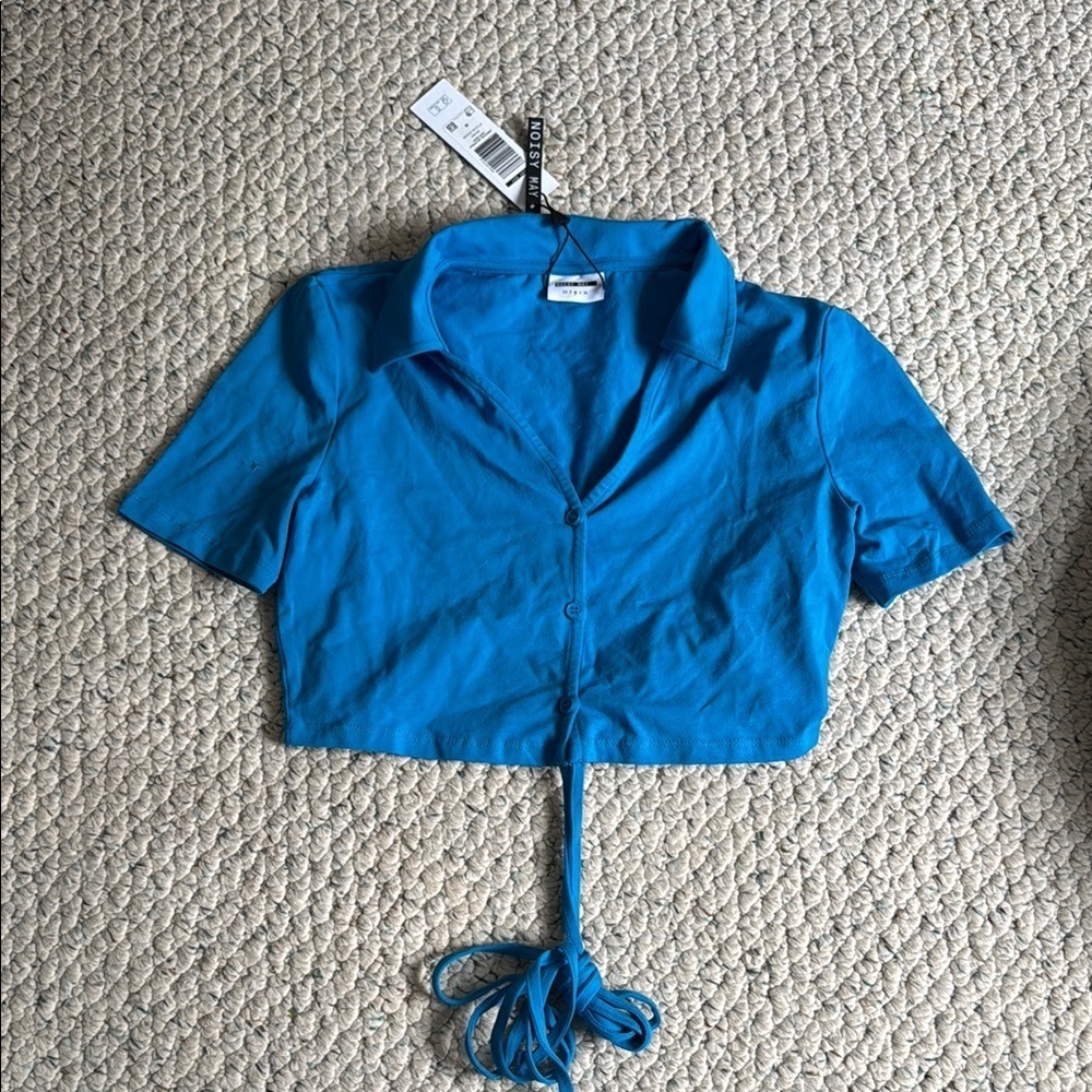 Noisy May Crop Shirt NWT - Picture 2 of 5